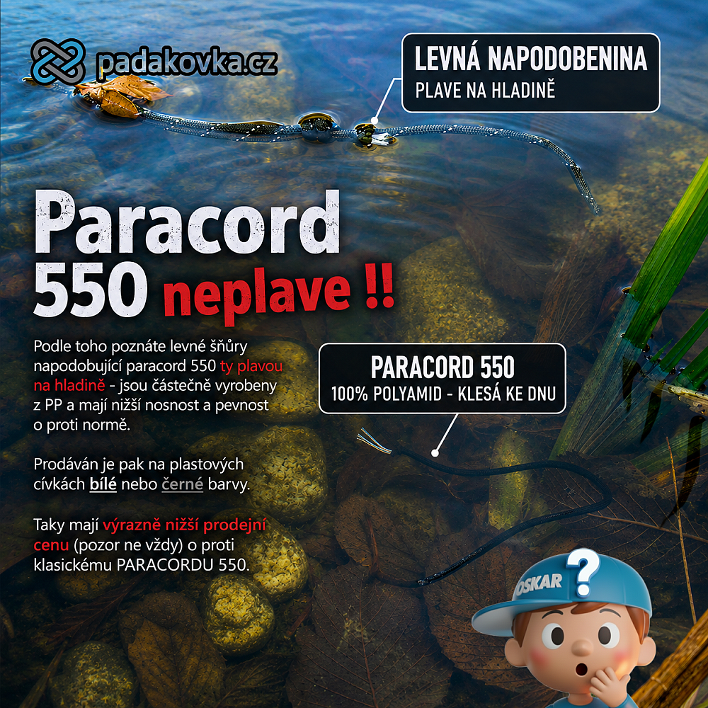 2rozdíly vlastností a kvality paracordu550 
